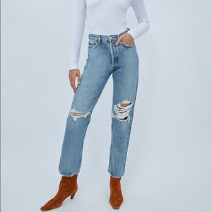 BNWT AGOLDE 90s Pinch Waist High Rise Straight Jean